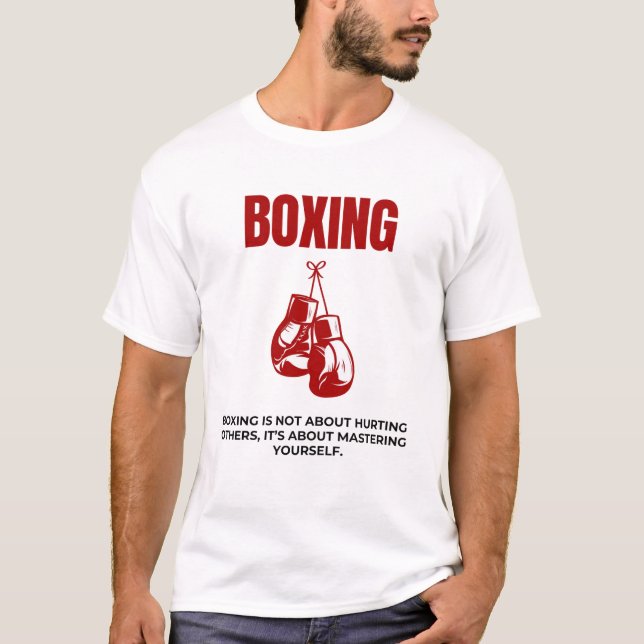Boxing Mindset – Strength Discipline Focus T-Shirt (Devant)