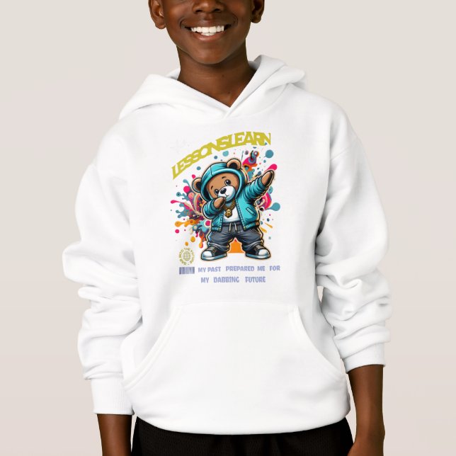 BOY/KIDS DABBING FUTURE LESSONS LEARN HOODIE  (Devant)