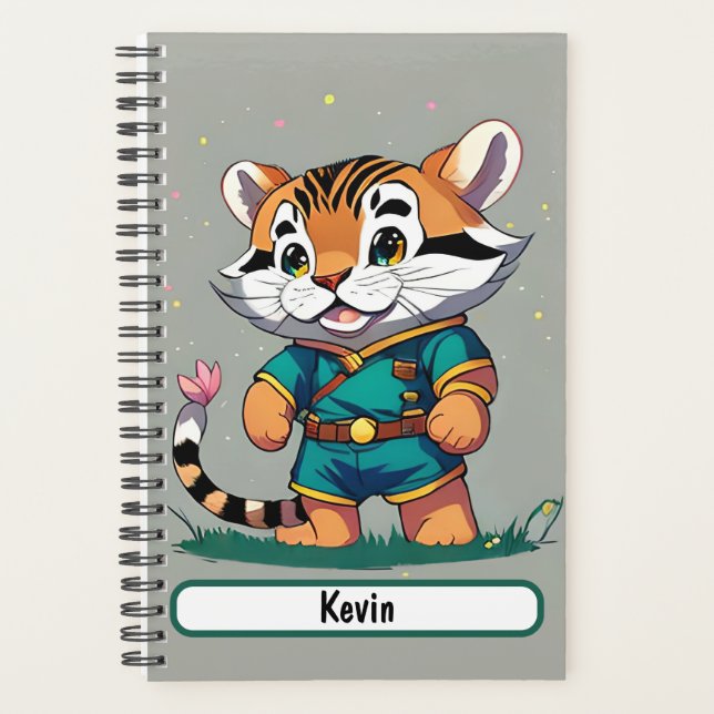 Boy Scout Tiger Cub Avec Nametag Personnalisable (Devant)