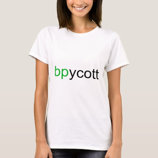 Boycott BP Ladies T-Shirt (Devant)
