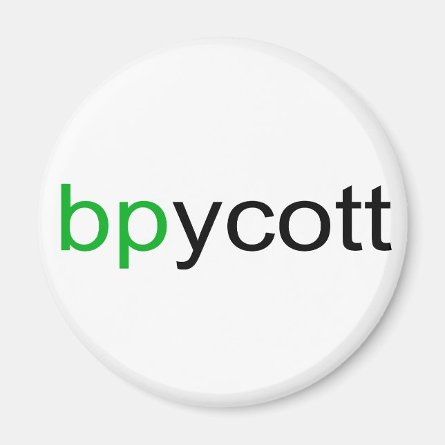 Boycott BP Magnet (Devant)