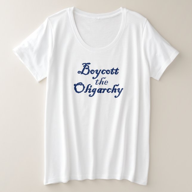 Boycottez l'oligarchie (Design devant)