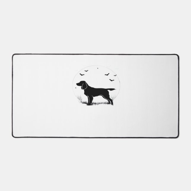 Boykin Spaniel Dog - Halloween Moon Silhouette Cla (Recto)