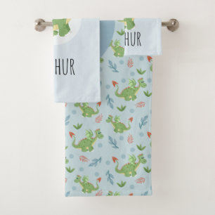 Boys Cute Blue Dragon Nom du Motif Enfants