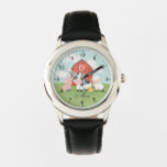 Boys Farm Animal Barnyard Kids<br><div class="desc">Bring barnyard charm to every hour! This cute kids watch features a watercolor red barn, baby pig, cow, sheep, and chick—perfect for little animal lovers. With space to add your child’s name, it makes a fun and functional farm-themed gift for toddlers and young kids learning to tell time.</div>