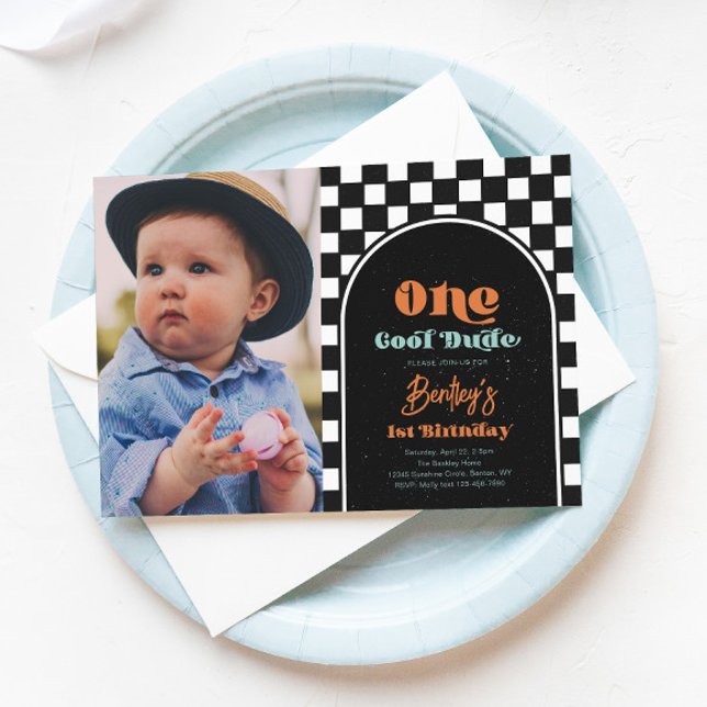 Boy's Skateboard Anniversaire Invitation (Créateur téléchargé)