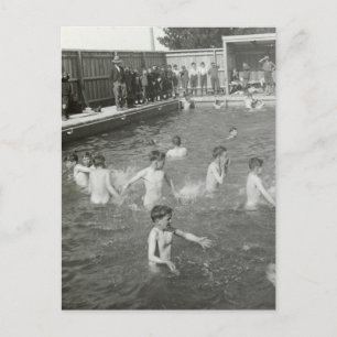 Boys Swimming, vers 1920 Carte postale