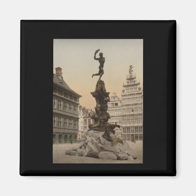 Brabo Monument Magnet (Devant)
