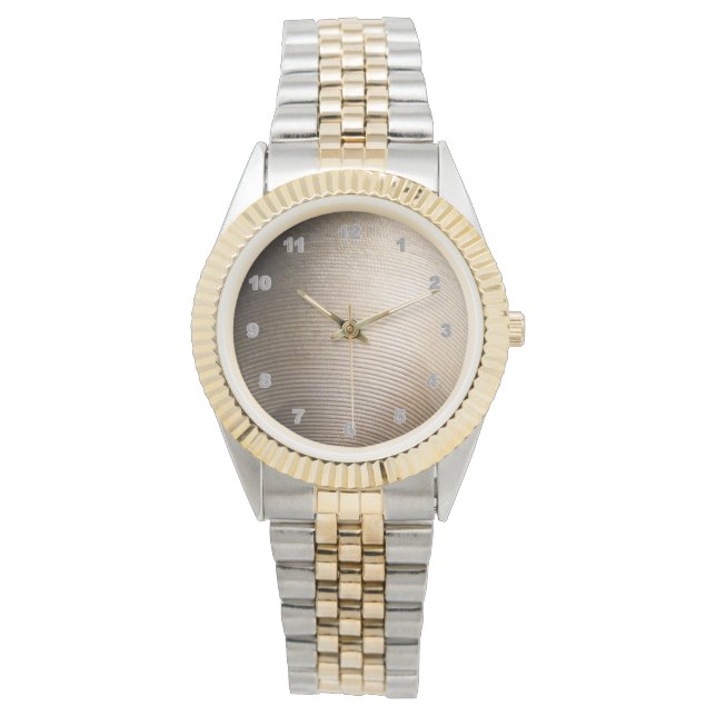 Bracelet à deux tons personnalisé montre homme (devant)