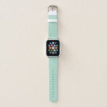 Bande de montre verte en bon état d'Apple de motif