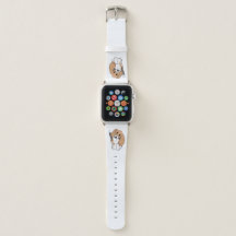 Beagle Head Tilt Apple Watch Band