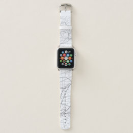 Bracelet Apple Watch Lignes grises
