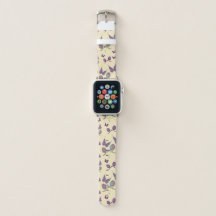 Bracelet Apple Watch Papillon Joie en Crème