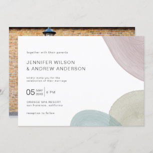 Bracelet aquarelle moderne   Invitation photo Mari