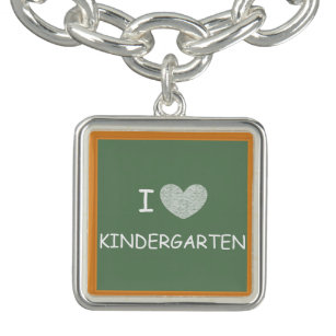 Bracelet Avec Breloques I Love Kindergarten