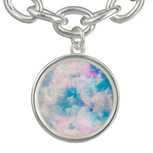 Bracelet Avec Breloques Pastel Rainbow Ciel nuageux