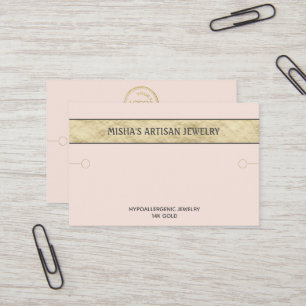 Bracelet Display Blush Gold Logo Carte de visite