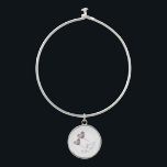 Bracelet Rigide 30e ou tout coeur de l'anniversaire de Pearl Maria<br><div class="desc">Bracelet personnalisé 30e anniversaire Mariage Pearl. Un beau cadeau pour un mari de donner sa femme ou pour une fille de donner sa mère. Les boucles d'oreilles montrent 2 ballons violets avec les noms de l'homme et de la femme et dit, "30e anniversaire mariage". Le design présenté sur ces bijoux...</div>