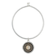 Mandala or et argent