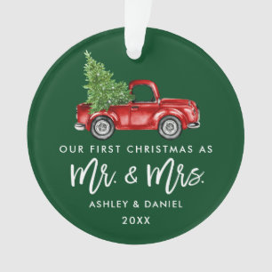 Bracelet Script Premier Camion Vintage de Noël