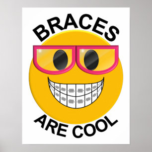Bracelets sont Cool Dentist Poster Mur - Lunettes 