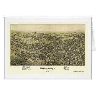 Bradford, carte panoramique de PA - 1895
