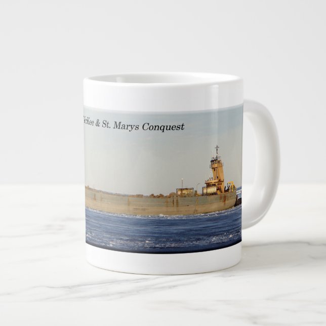 Bradshaw McKee et St. Marys Conquest jumbo mug (Devant droit)