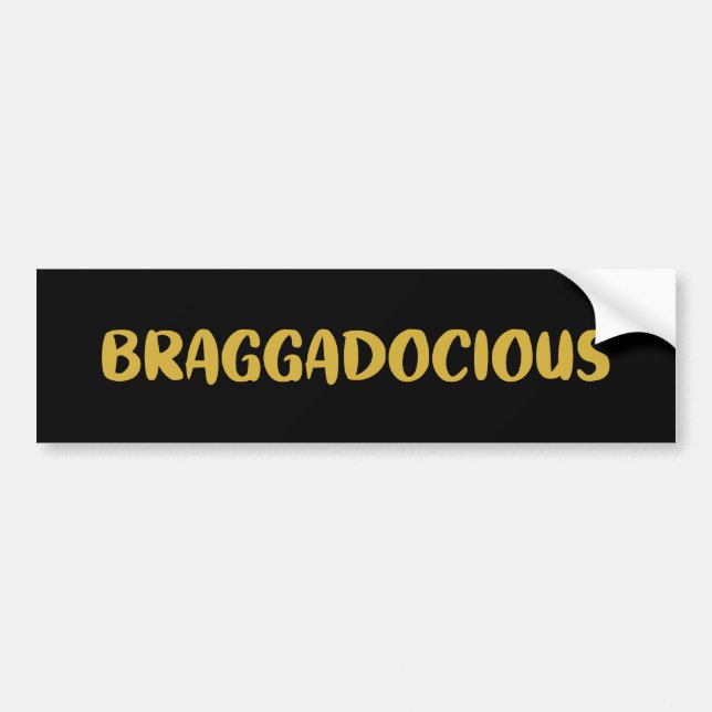 BRAGGADOCIEUX BOMPER STICKER (Devant)