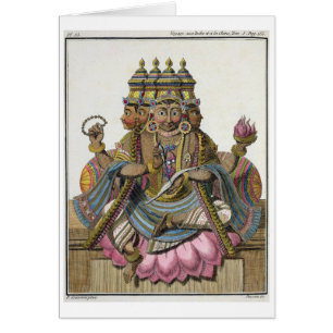 Brahma, un dieu indou de création, du 'voyage aux