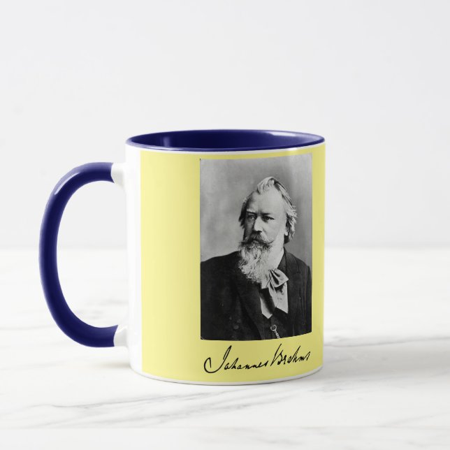 Brahms Classic Composer Mug (Gauche)