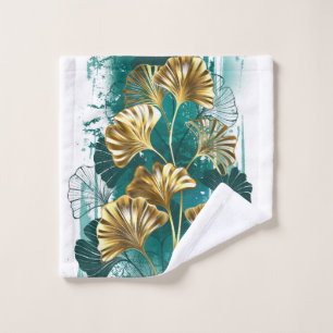 Branche avec Feuilles d'or Ginko Biloba