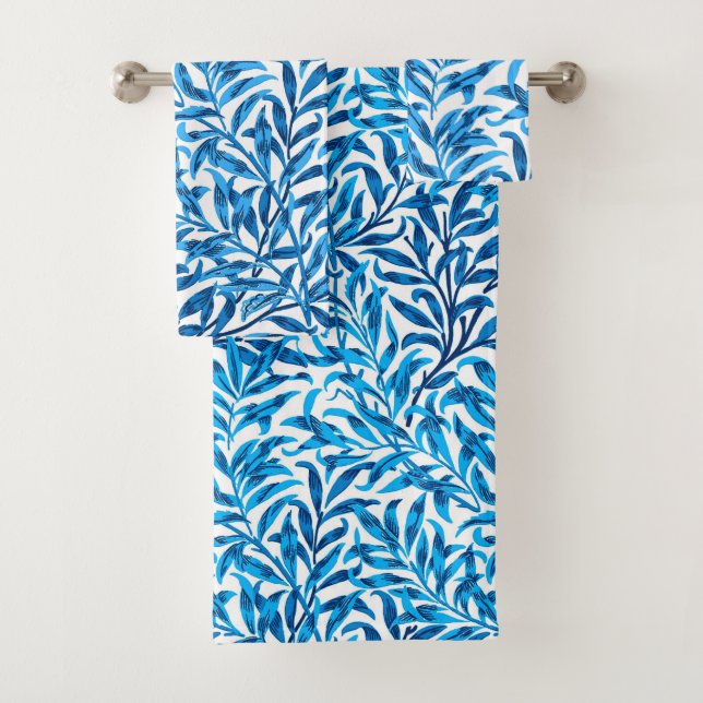 Branche de saule de William Morris, bleu de cobalt (En situation)