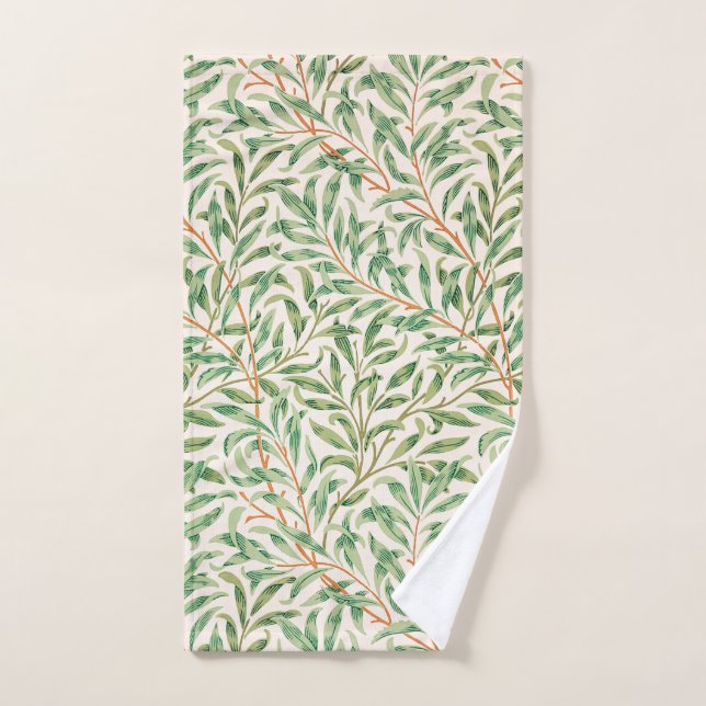 Branche de saule par William Morris (Serviette à main)