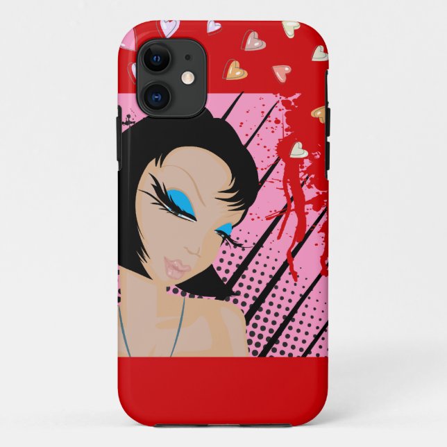 Branche florale avec oiseaux iPhone 5 coque (Dos)