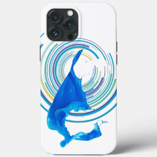 "Branché iPhone bleu 13 Pro Max Coque Sleek