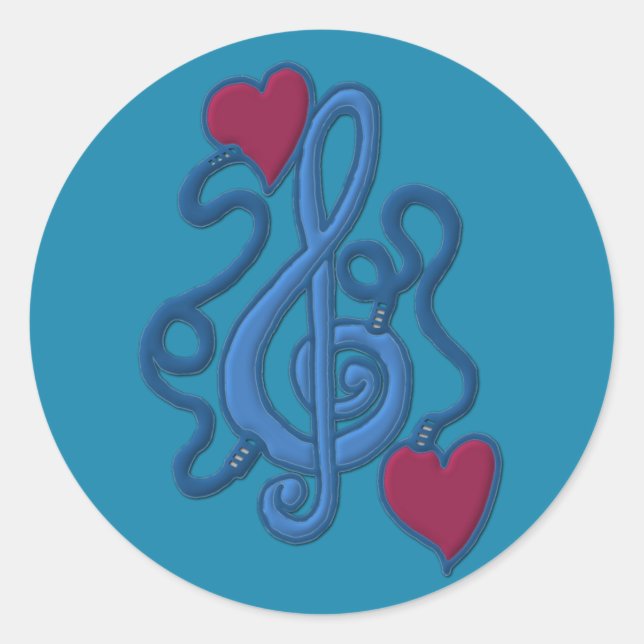 Branché Sur Les Stickers Musique Blue Note (Devant)