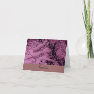 Branches couvertes de neige Merci