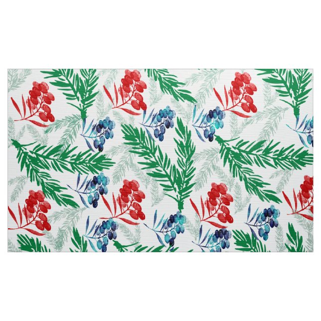 Branches de sapin avec tissu de baies (Yard)