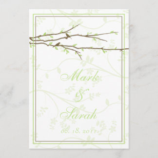 Branches d'élevage avec Invitation d'oiseaux