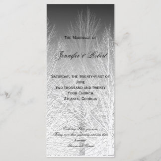 Branches d'hiver Black White Grey Programme de mar