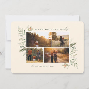 Branches d'hiver Carte photo de vacances