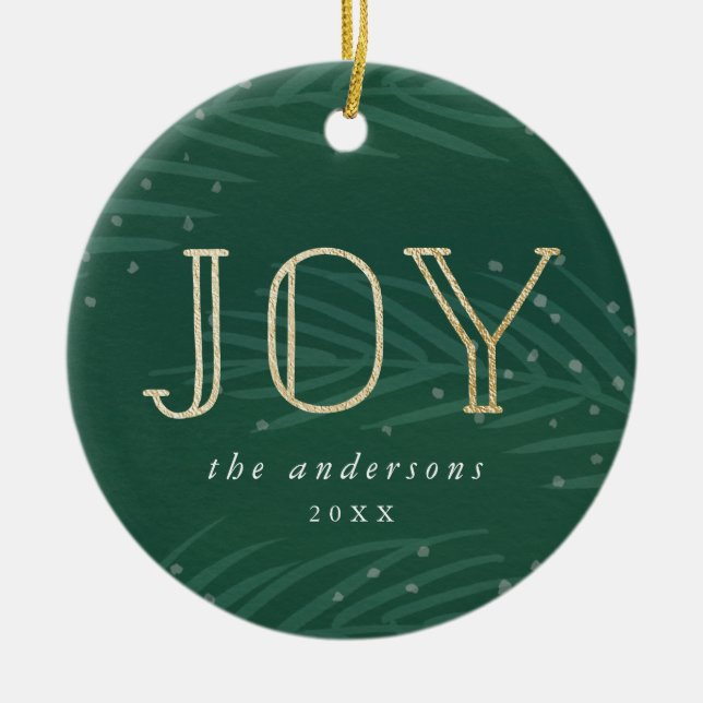 Branches d'hiver | Ornement photo de vacances (Devant)