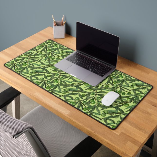 Branches d'olive sur le vert miel (Bureau 2)