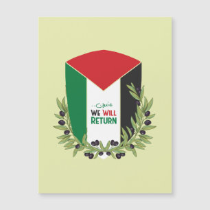 Branches du drapeau et de l'olivier palestiniens