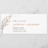 Branches En Floraison Enregistrer La Carte Date - 