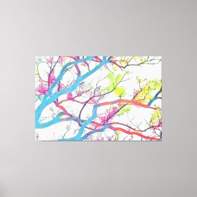 Branches Impression en toile (flottante) (Recto)