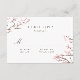 Branches joyeuses Mariage RSVP