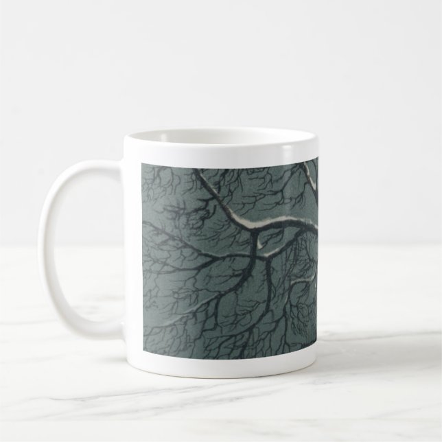 Branches neigeuses tasse (Gauche)