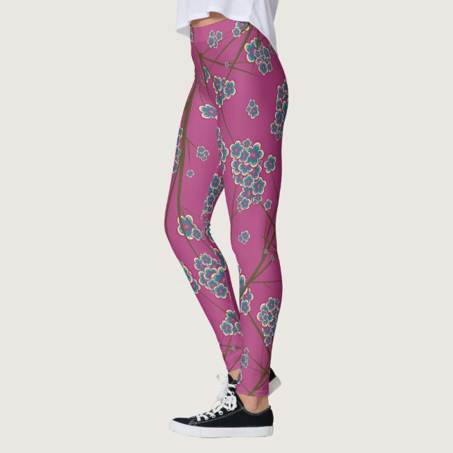 Branches particulières Boysenberry Leggings (Gauche)