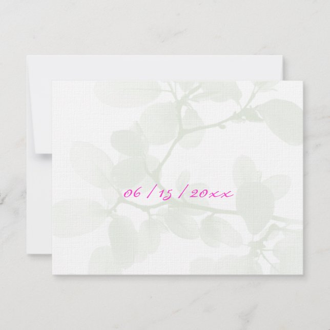 Branches rose pâle RSVP (Devant)